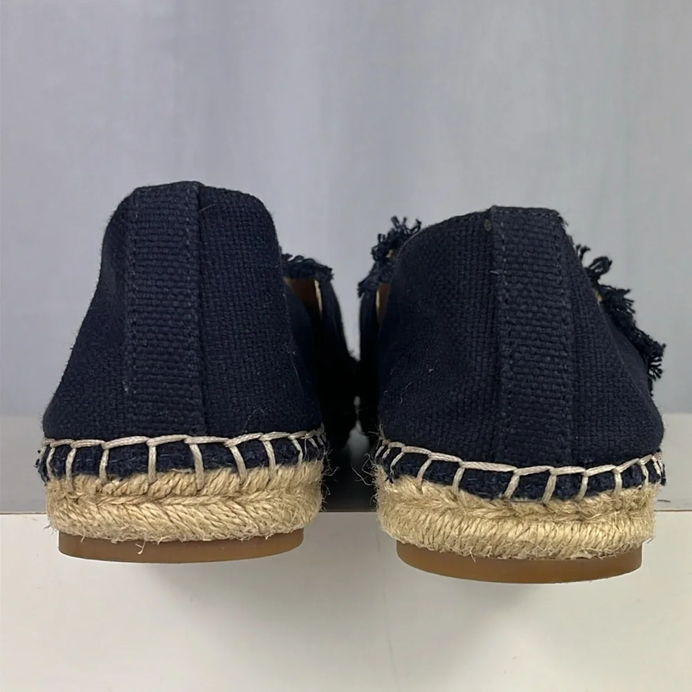J. McLaughlin Redding Navy Canvas Espadrilles.‎